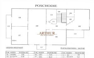 ARTHUR - Prenájom 4 izb. RD  2X parking, vhodné pre firmu/pre rodin