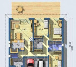 ID3112 - Predaj novostavby rodinného domu, 156 m2 - obec Vajkovce – fotka 4
